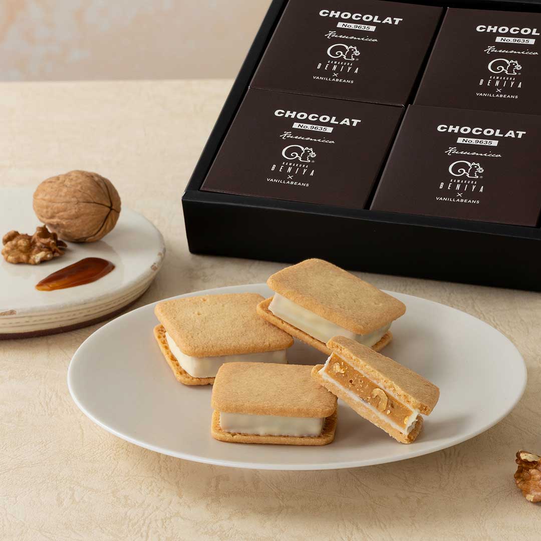 鎌倉紅谷×VANILLABEANS|ショーコラ クルミッ子・ショーコラ ノーブルレザン